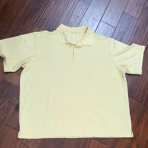 Antigua Light Yellow Polo Shirt size XXL